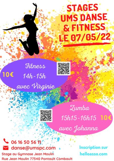 Stage zumba ums danse 70522 UMS Danse Fitness stage zumba